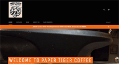 Desktop Screenshot of papertigercoffee.com